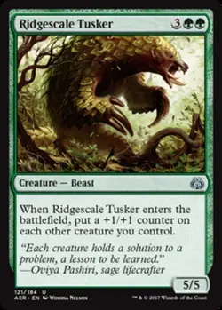 4x Ridgescale Tusker MTG Aether Revolt NM Magic Regular - Image 1