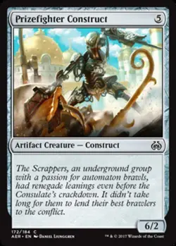 4x Prizefighter Construct MTG Aether Revolt NM Magic Regular - Image 1