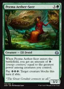 4x Peema Aether-Seer MTG Aether Revolt NM Magic Regular - Image 1