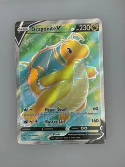 2022 Pokemon Pokemon GO Dragonite V 076/078 NM - Image 1