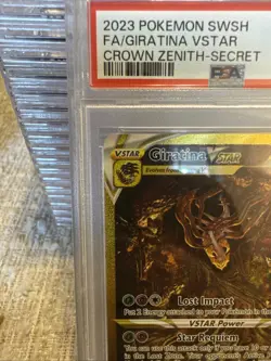 Pokemon Giratina VSTAR 2023 GG69/GG70 Secret Rare Crown Zenith PSA 10 Gem Mint - Image 2