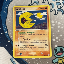 Lunatone 36/107 Non Holo EX Deoxys Set Pokemon Card 2005 NM/LP - Image 1