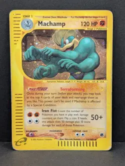 Machamp 016/165 Expedition Base Set Holo Rare Pokemon TCG Nintendo e-reader HP - Image 1