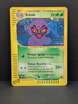 Arbok 003/165 Expedition Base Set Holo Rare Pokemon TCG Nintendo e-reader MP - Image 1
