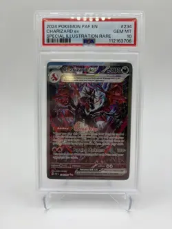 2024 Pokemon Charizard EX SPECIAL ILLUSTRATION RARE PSA 10 234/091 PALDEAN FATES - Image 1