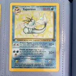 Pokemon Vaporeon 12/64 Jungle Holo Rare 80 HP Stage 1 The Pokemon Company - Image 1