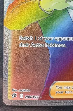 Boss's Orders 200/192 - Rebel Clash - Rainbow Secret Rare - NM - Image 4