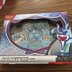 Nintendo Pokemon TCG Palafin EX Promo Box - 4 Packs - Image 1