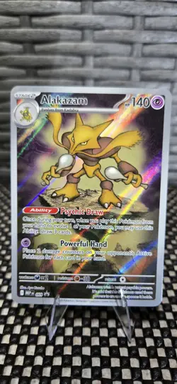 Alakazam Promo Holofoil Mega Evolution BlackStar Promo 009 Pokemon TCG - Image 3