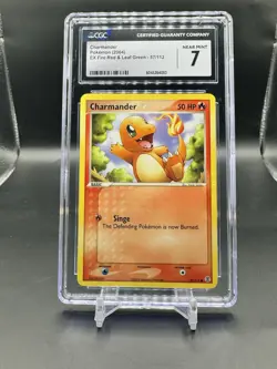 2004 Charmander 57/112 Ex Fire Red & Leaf Green Pokemon CGC 7 - Image 1