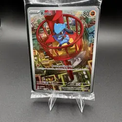 Riolu 010 Illustration Rare Mega Evolutions Black Star Promo SEALED Pokemon TCG - Image 1