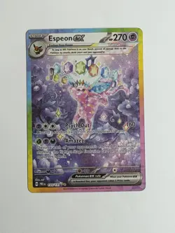 Pokemon Espeon EX Prismatic Evolutions Special Illustration Rare (SIR)155/131 NM - Image 2
