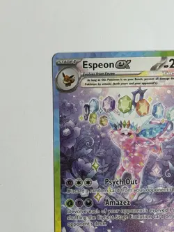 Pokemon Espeon EX Prismatic Evolutions Special Illustration Rare (SIR)155/131 NM - Image 3