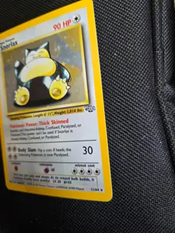 Pokemon TCG Snorlax 11/64 Jungle Holo Rare NM - Image 4