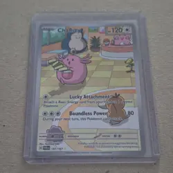 Pokemon Chansey Sv06 Twilight Masquerade 187/167 Illustration Rare Holo 120 HP - Image 1