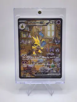 Pokemon Alakazam ex 201/165 Illustration Rare Holo Sv 151 310 HP Stage 2 ENG - Image 1