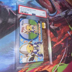 2014 POKEMON SCRAP PIKACHU #02 PIKACHU BELLE PSA 9 - Image 1