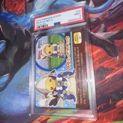 2014 POKEMON SCRAP PIKACHU #02 PIKACHU BELLE PSA 9 - Image 3