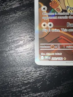 Team Rocket’s Meowth 203/182 Illustration Rare IR Pokemon Destined Rivals NM 🔥 - Image 5