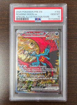 Pokemon Roaring Moon ex 162/131 Prismatic Special Illustration Rare PSA 10 - Image 1