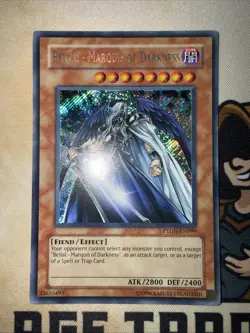 Belial - Marquis Of Darkness - Secret Rare - Unlimited PTDN-EN099 YuGiOh NM - Image 2