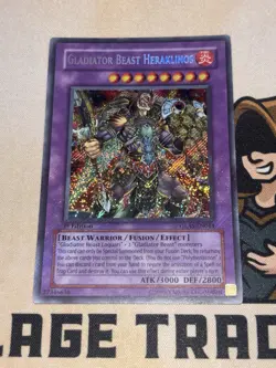 Gladiator Beast Heraklinos GLAS-EN044 Secret Rare 1st Edition Yu-Gi-Oh! NM - Image 2