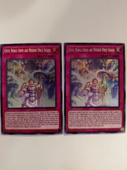 Yu-Gi-Oh! (x2) Until Noble Arms are Needed Once Again – MP19-EN225 – 1st Edition - Image 1