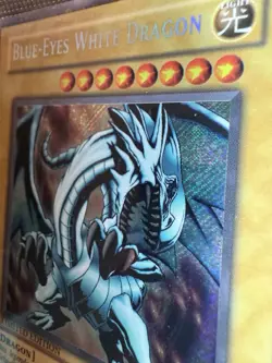Yu-Gi-Oh Blue-Eyes White Dragon FL1-EN001 Secret Rare Limited Edition MP - Image 5