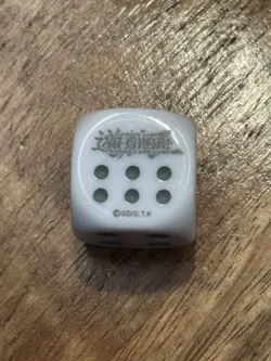 Yugioh VERY RARE Legendary Duelist SEASON 2 White KC D6 DICE KAIBA CORP Chase B4 - Image 2