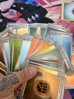38 Holo Energy Pokemon Cards Various Sets - Image 1