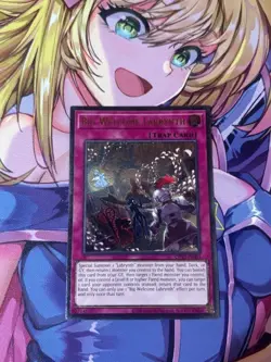 Yugioh 1x Big Welcome Labrynth OP23-EN003 OTS Pack 23 Ultimate Rare UTR NM - Image 1