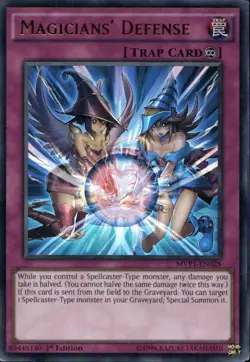 Magician's Defense 1st Ed Ultra Rare MVP1-EN028 Yu-Gi-Oh! - Image 1
