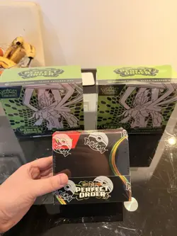 Pokemon TCG Perfect Order - Booster Box & 2 Pokemon Center Elite Trainer Boxes - Image 1