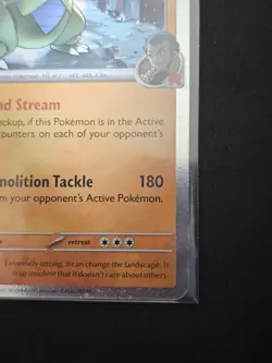 Team Rockets Tyranitar 096/182 Sealed Destined Rivals Pokemon Center Stamp Promo - Image 4