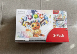 Pokemon Prismatic Evolutions Elite Trainer Box & Booster Bundle - Costco 2 Pack - Image 1