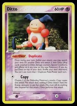 Pokemon Card - Ditto Delta Species 38/113 Uncommon - Image 1