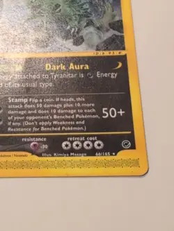 Tyranitar - 66/165 - Pokemon Expedition Non Holo Rare Card MP - Image 4