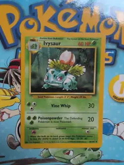 Ivysaur 30/102 Uncommon Base Set Pokemon Card - Image 1