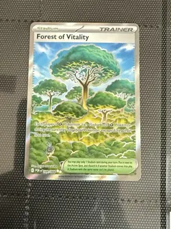 Pokemon Forest of Vitality 109/088 Trainer-Stadium Holo English Card Stock - Image 1