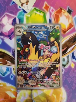 Pokemon TCG Iono's Kilowattrel Card Journey Together IR 163/159 - Image 1