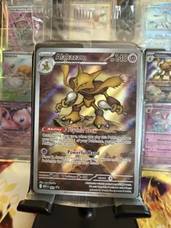 Pokemon Alakazam 009 MEP EN English Holo Promo Card 2025-Pokemon TCG - Image 1
