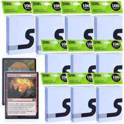 SEFOWG 1000 PCS Perfect Fit Inner Card Sleeves Clear Polypropylene PP - Image 1