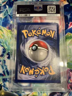 1999 Pokemon TCG Mewtwo Base Set Holo Unlimited Rare Card 10/102 Psa 8 - Image 2