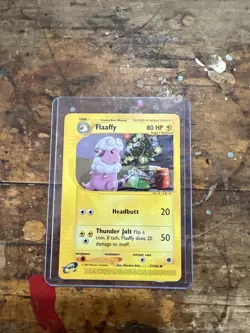 Pokemon TCG Flaaffy Expedition Card 77/165 Regular Non Holo Uncommon - NM/LP - Image 1