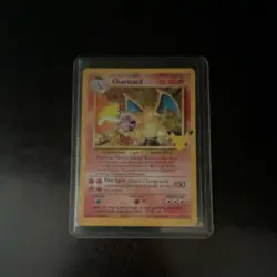 Pokemon TCG Base Set Charizard 4/102 Holo Rare Full Art English 2021 Card - Image 1