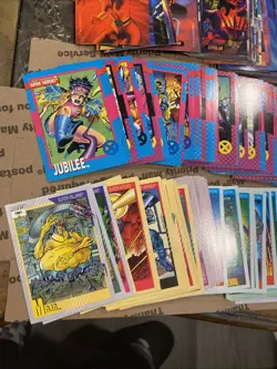 Marvel And X-Men Trading Cards Storage Unit Find 300 Cards - Image 2