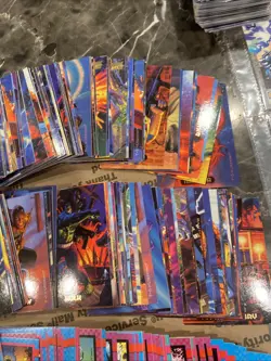 Marvel And X-Men Trading Cards Storage Unit Find 300 Cards - Image 4