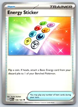 Energy Sticker - Scarlet Violet 151 EN 159/165 Pokemon Card NM - Image 1