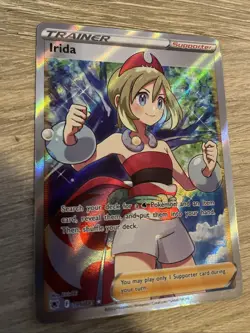 Irida Trainer Full Art 186/189 Pokemon Card Holo A - Image 1