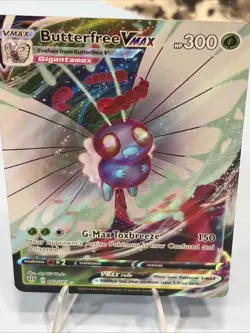 Pokemon Card Butterfree VMAX 002/189 Ultra Rare Darkness Ablaze Near Mint - Image 2